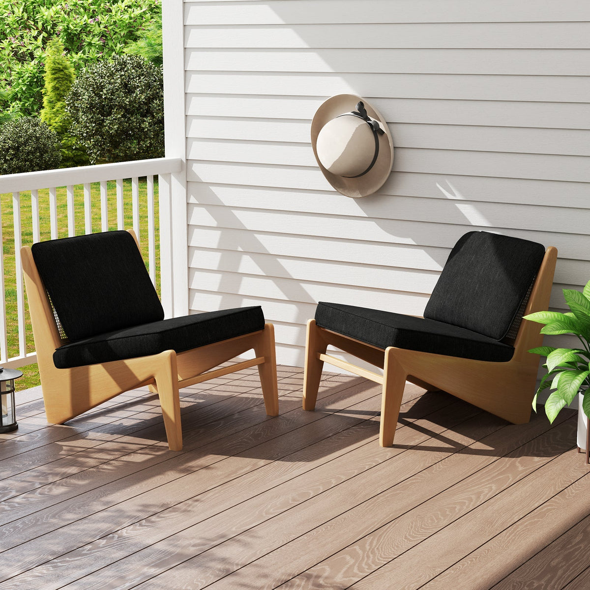 2-Pack Outdoor Patio Cushions