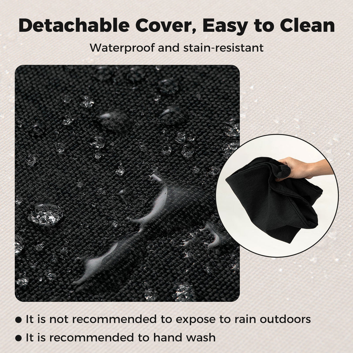 2-Pack Outdoor Patio Cushions