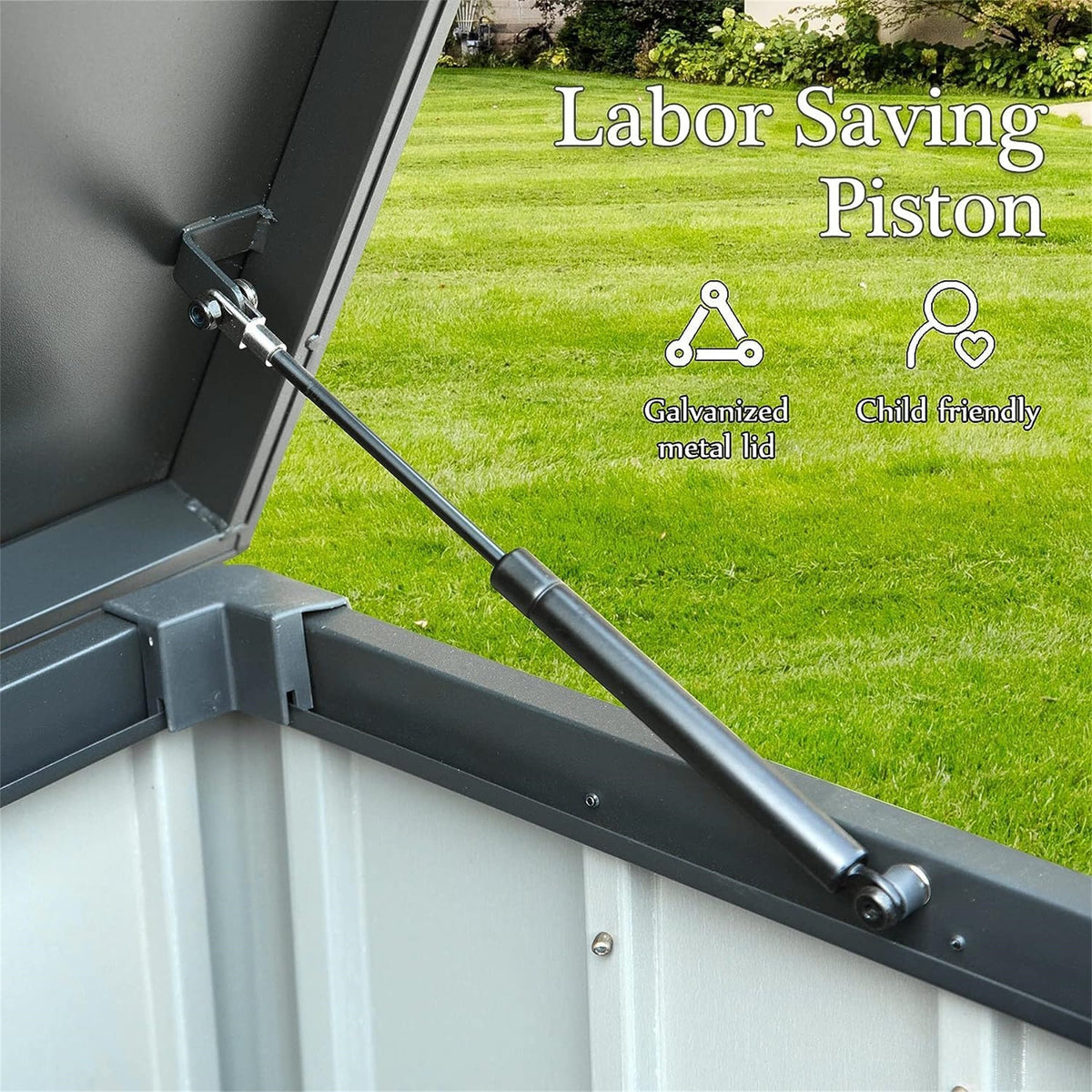 160 Gallon Outdoor Storage Deck Box