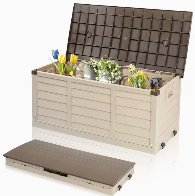 75 Gallon Heavy-Duty Outdoor Deck Box