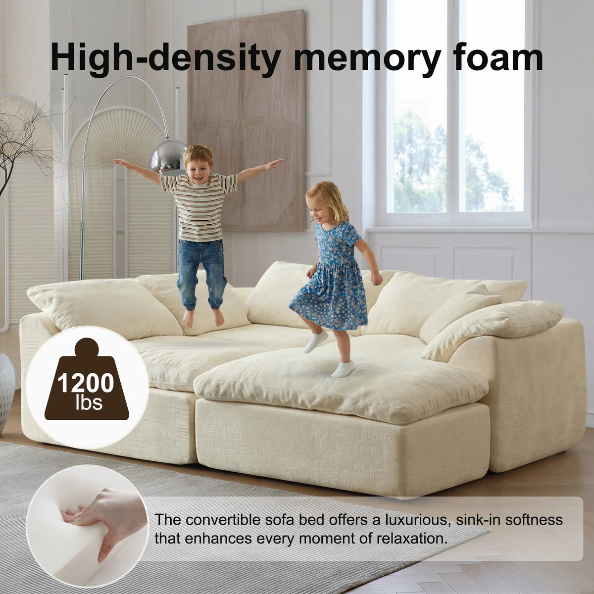 Modern Modular Sectional Sofa Cloud Couch