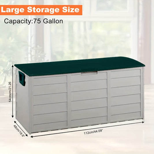 75 Gallon Heavy-Duty Outdoor Deck Box